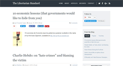 Desktop Screenshot of libertarianstandard.com