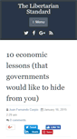 Mobile Screenshot of libertarianstandard.com